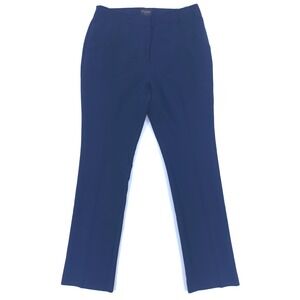 Chico's Women Pants So Slimming Juliet 0.5 Regular Navy Blue Straight Leg 4004